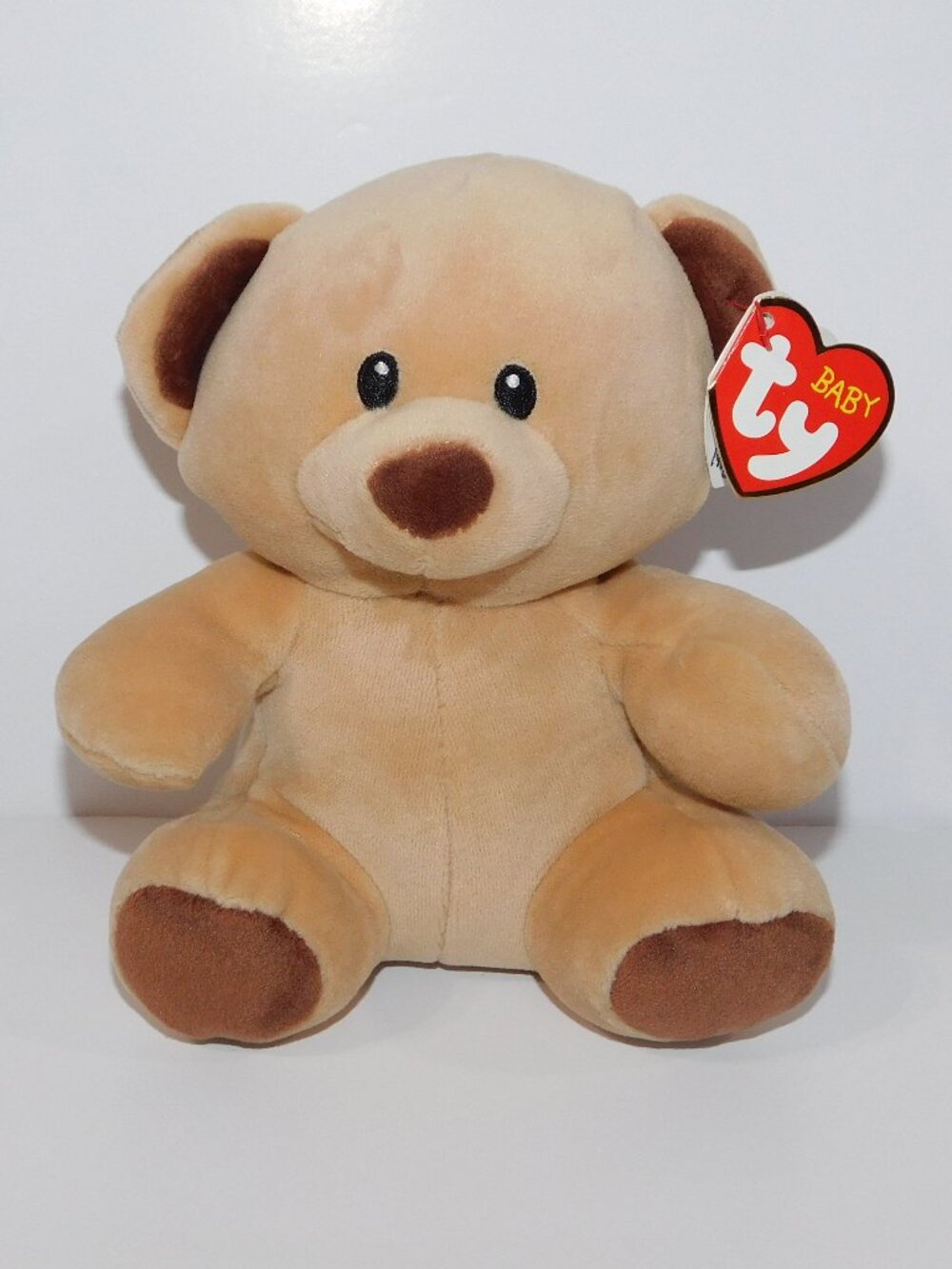 2017 Ty Baby Tan Brown Bear Bundles 6" Plush Stuffed Teddy NEW with Tag